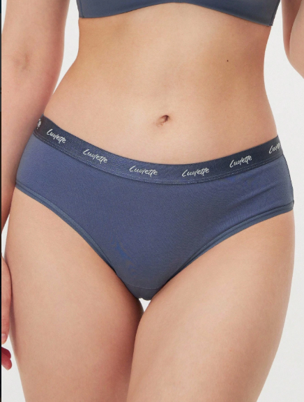 DUMMY - Panti algodón transpirable de talle medio para mujer, color pastel XS
